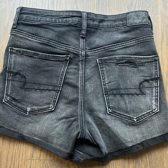 AE Super Hi Rise Shortie super stretch size 26 6 American Eagle shorts E - Picture 4 of 6